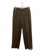 BALENCIAGAバレンシアガ）の古着「2タックスラックス」｜ブラウン