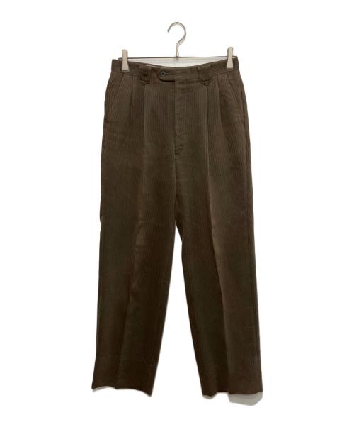 BALENCIAGA（バレンシアガ）BALENCIAGA (バレンシアガ) 2タックスラックス ブラウン サイズ:76の古着・服飾アイテム