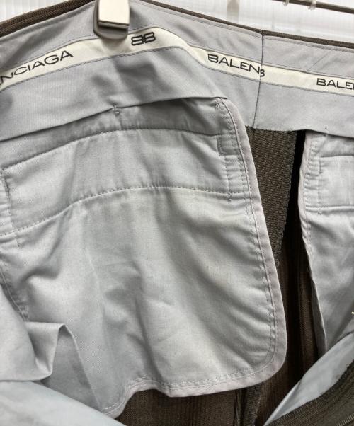 BALENCIAGA（バレンシアガ）BALENCIAGA (バレンシアガ) 2タックスラックス ブラウン サイズ:76の古着・服飾アイテム