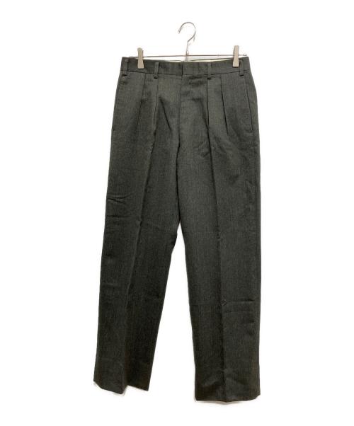 Burberry's（バーバリー）Burberry's (バーバリー) 2タックスラックス グリーン サイズ:73の古着・服飾アイテム