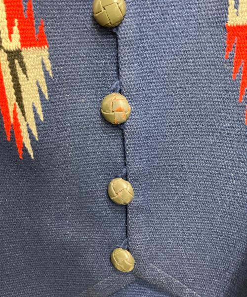 ORTEGA's（オルテガ）ORTEGA's (オルテガ) チマヨベスト ブルー サイズ:40の古着・服飾アイテム