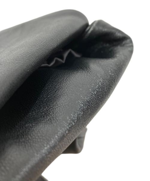 23区（ニジュウサンク）23区 (ニジュウサンク) ラムレザーテーラードジャケット ブラック サイズ:40の古着・服飾アイテム