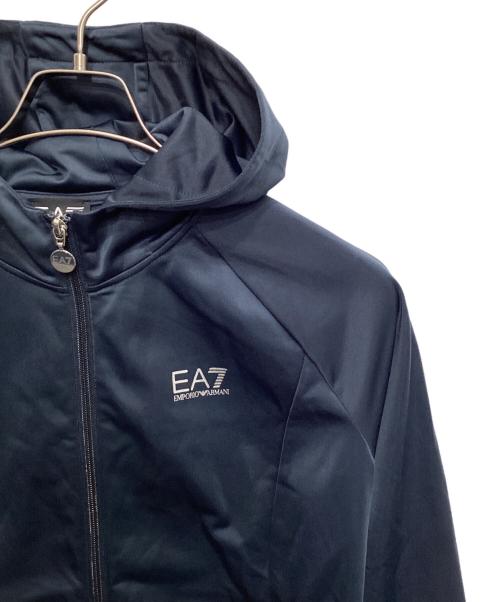 EMPORIO ARMANI（エンポリオ アルマーニ）EMPORIO ARMANI (エンポリオ アルマーニ) ジップパーカー ネイビー サイズ:Lの古着・服飾アイテム