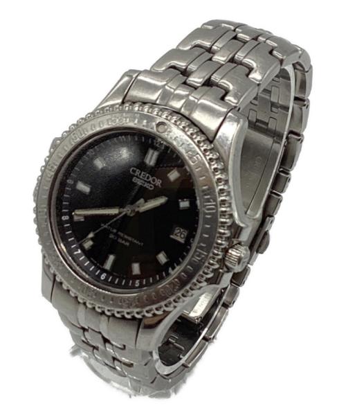 SEIKO（セイコー）SEIKO (セイコー) クレドール リストウォッチ ブラックの古着・服飾アイテム