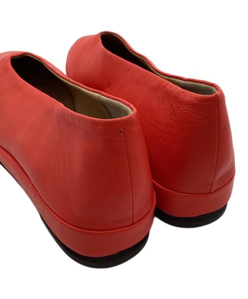 KIKOTTO（キコット）KIKOTTO (キコット) Ballet Flatレザーパンプス オレンジ サイズ:23.5cmの古着・服飾アイテム