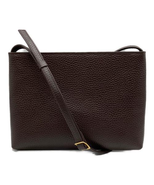 Hush Tug（ハッシュタグ）Hush Tug (ハッシュタグ) レザーサコッシュ ブラウンの古着・服飾アイテム