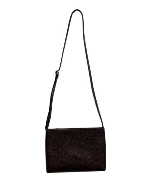 Hush Tug（ハッシュタグ）Hush Tug (ハッシュタグ) レザーサコッシュ ブラウンの古着・服飾アイテム