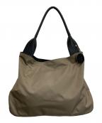 lahellaラヘラ）の古着「レザーナイロン切替トートバッグ」｜ブルー