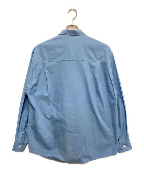 AURALEE（オーラリー）AURALEE (オーラリー) WASHED FINX TWILL BIG SHIRT ブルー サイズ:3の古着・服飾アイテム