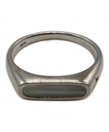 TOM WOOD（トムウッド）の古着「Mario ring White MOP」｜シルバー