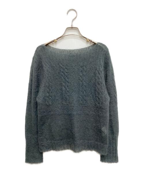 RALPH LAUREN（ラルフローレン）RALPH LAUREN (ラルフローレン) モヘヤ混ニット グレー サイズ:15の古着・服飾アイテム