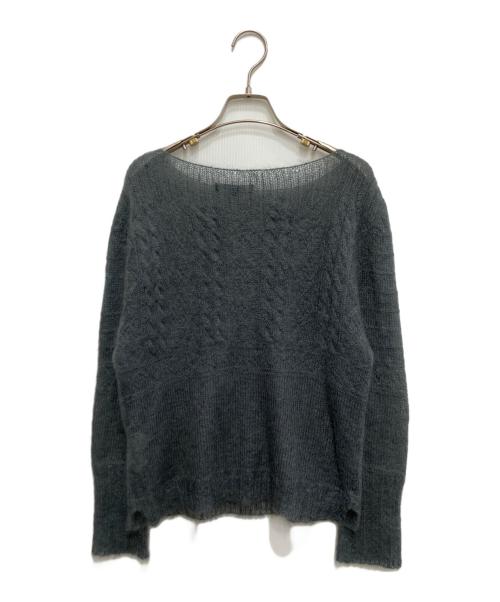RALPH LAUREN（ラルフローレン）RALPH LAUREN (ラルフローレン) モヘヤ混ニット グレー サイズ:15の古着・服飾アイテム