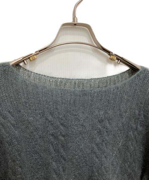 RALPH LAUREN（ラルフローレン）RALPH LAUREN (ラルフローレン) モヘヤ混ニット グレー サイズ:15の古着・服飾アイテム
