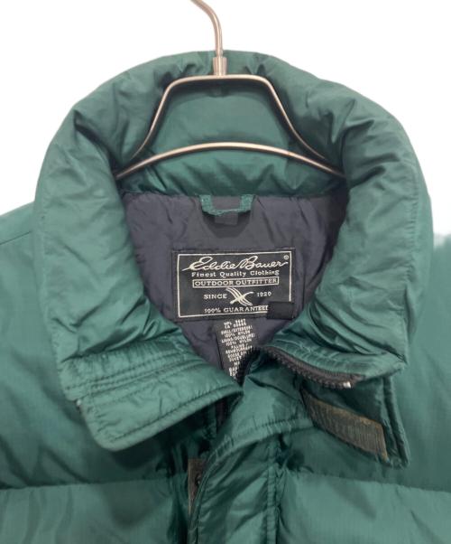 Eddie Bauer（エディーバウアー）Eddie Bauer (エディーバウアー) オールドダウンジャケット グリーン サイズ:XSの古着・服飾アイテム