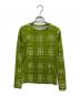 Maison MIHARA YASUHIRO（メゾン ミハラ ヤスヒロ）の古着「チェックカットソー」｜グリーン