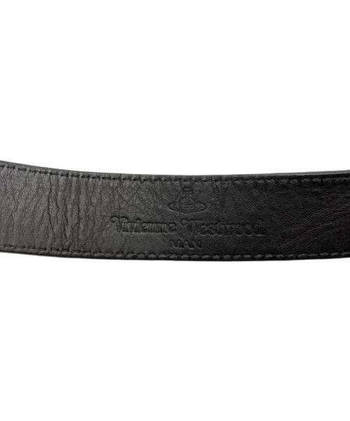 Vivienne Westwood man（ヴィヴィアン ウェストウッド マン）Vivienne Westwood man (ヴィヴィアン ウェストウッド マン) レザーベルト ブラックの古着・服飾アイテム