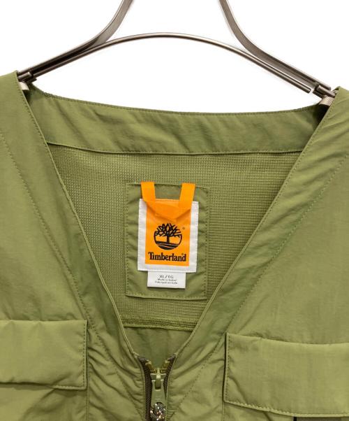 Timberland（ティンバーランド）Timberland (ティンバーランド) ユーティリティベスト グリーン サイズ:XLの古着・服飾アイテム