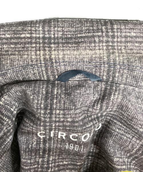 CIRCOLO 1901（チルコロ1901）CIRCOLO 1901 (チルコロ1901) チェックプリント ジャージジャケット グレー サイズ:46の古着・服飾アイテム