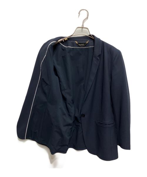 MAX&Co.（マックスアンドコー）MAX&Co. (マックスアンドコー) MANILA スリムフィットストレッチ ブレザー ネイビー サイズ:46の古着・服飾アイテム