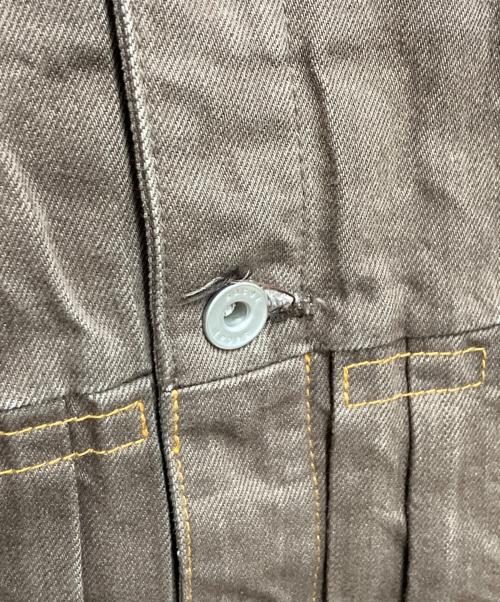 sacai（サカイ）sacai (サカイ) Denim Jacket ブラウン サイズ:1の古着・服飾アイテム