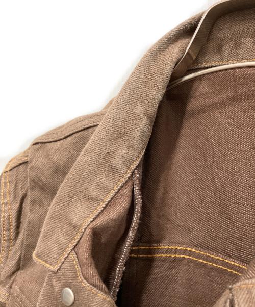 sacai（サカイ）sacai (サカイ) Denim Jacket ブラウン サイズ:1の古着・服飾アイテム