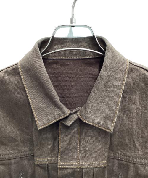 sacai（サカイ）sacai (サカイ) Denim Jacket ブラウン サイズ:1の古着・服飾アイテム