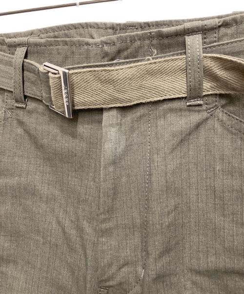 sacai（サカイ）sacai (サカイ) Rip Stop Pants カーキ サイズ:1の古着・服飾アイテム