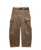 sacaiサカイ）の古着「Denim Pants」｜ブラウン