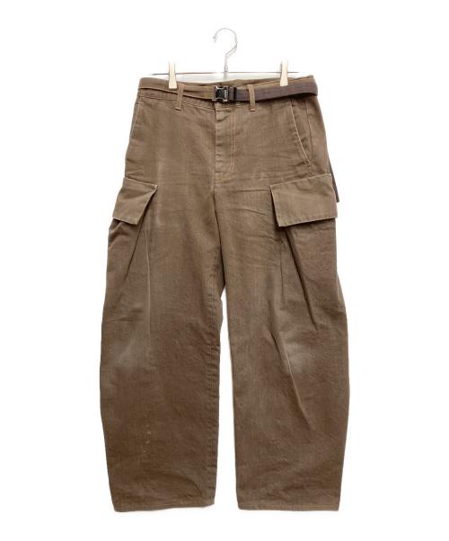 sacai（サカイ）sacai (サカイ) Denim Pants ブラウン サイズ:1の古着・服飾アイテム