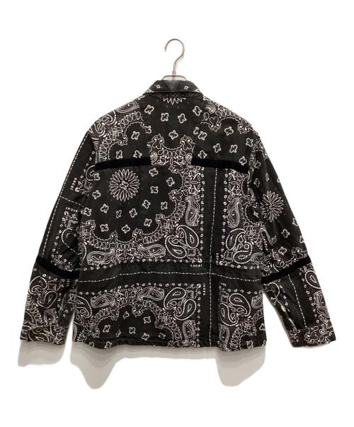 sacai（サカイ）sacai (サカイ) 22SS Bandana Print Blouson グレー サイズ:1の古着・服飾アイテム