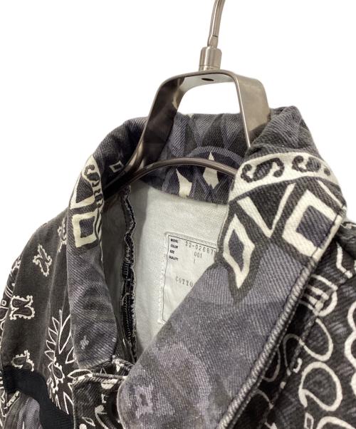 sacai（サカイ）sacai (サカイ) 22SS Bandana Print Blouson グレー サイズ:1の古着・服飾アイテム