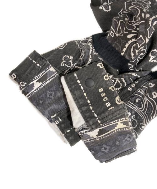 sacai（サカイ）sacai (サカイ) 22SS Bandana Print Blouson グレー サイズ:1の古着・服飾アイテム