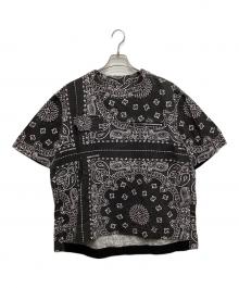 sacai（サカイ）の古着「ペイズリー柄ジッププルオーバー」｜ブラック