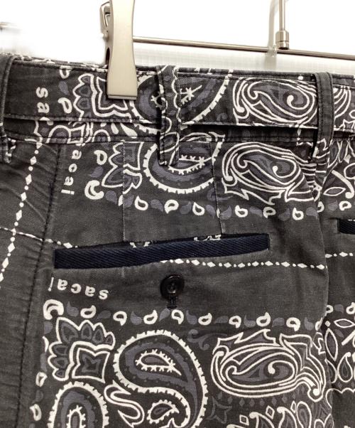 sacai（サカイ）sacai (サカイ) Bandana Print Pants ブラック サイズ:1の古着・服飾アイテム