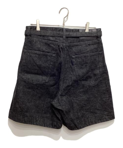 sacai（サカイ）sacai (サカイ) BEYONDEXX (ビヨンデックス) コラボビヨンデックスデニムショーツ ブラック サイズ:1の古着・服飾アイテム