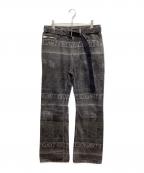 sacai×eric hazeサカイ×エリック・ヘイズ）の古着「Denim Pants」｜ブラック