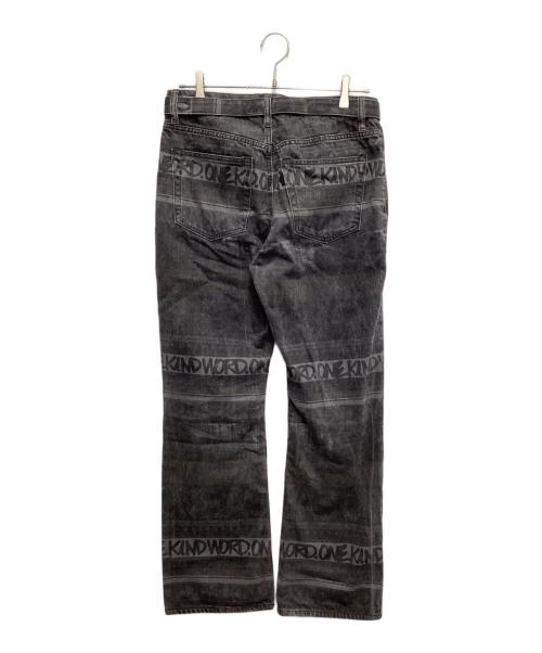 sacai（サカイ）sacai (サカイ) eric haze (エリック・ヘイズ) Denim Pants ブラック サイズ:1の古着・服飾アイテム