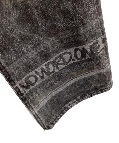 sacai（サカイ）sacai (サカイ) eric haze (エリック・ヘイズ) Denim Pants ブラック サイズ:1の古着・服飾アイテム