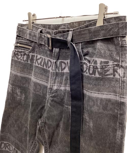 sacai（サカイ）sacai (サカイ) eric haze (エリック・ヘイズ) Denim Pants ブラック サイズ:1の古着・服飾アイテム