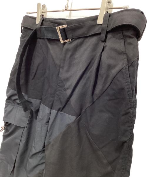 sacai（サカイ）sacai (サカイ) Hank Willis Thomas Docking Pants ブラック サイズ:2の古着・服飾アイテム