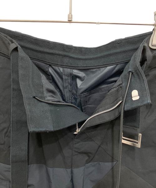 sacai（サカイ）sacai (サカイ) Hank Willis Thomas Docking Pants ブラック サイズ:2の古着・服飾アイテム