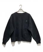 NIKE ACGナイキエーシージー）の古着「ロゴスウェット」｜ブラック