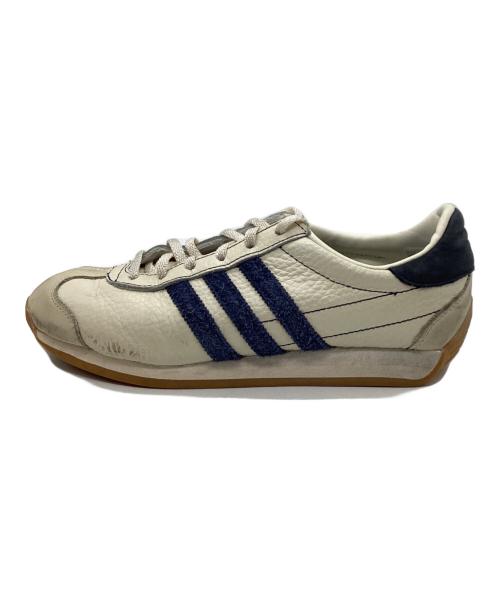 adidas（アディダス）adidas (アディダス) カントリーOG ブルー×ホワイト サイズ:23.5の古着・服飾アイテム