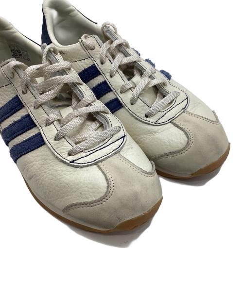 adidas（アディダス）adidas (アディダス) カントリーOG ブルー×ホワイト サイズ:23.5の古着・服飾アイテム