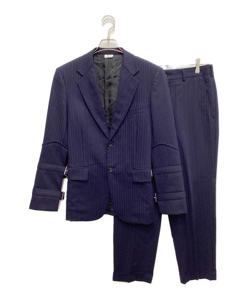 COMME des GARCONS HOMME PLUS（コムデギャルソンオムプリュス）COMME des GARCONS HOMME PLUS (コムデギャルソンオムプリュス) セットアップスーツ ネイビー サイズ:Sの古着・服飾アイテム