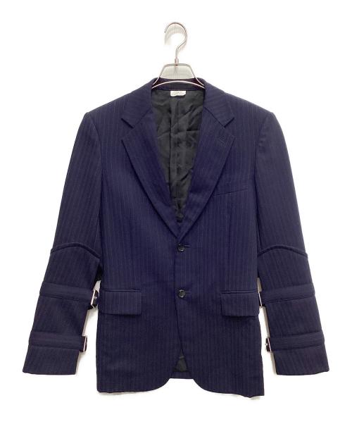 COMME des GARCONS HOMME PLUS（コムデギャルソンオムプリュス）COMME des GARCONS HOMME PLUS (コムデギャルソンオムプリュス) セットアップスーツ ネイビー サイズ:Sの古着・服飾アイテム