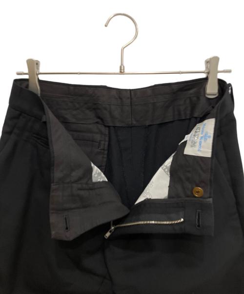 Vivienne Westwood man（ヴィヴィアン ウェストウッド マン）Vivienne Westwood man (ヴィヴィアン ウェストウッド マン) ウールパンツ ブラック サイズ:46の古着・服飾アイテム