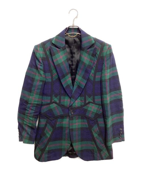 COMME des GARCONS（コムデギャルソン）COMME des GARCONS (コムデギャルソン) A Child Of The Jago (ア チャイルド オブ ザ ジャゴー) テーラードジャケット グリーン サイズ:34の古着・服飾アイテム