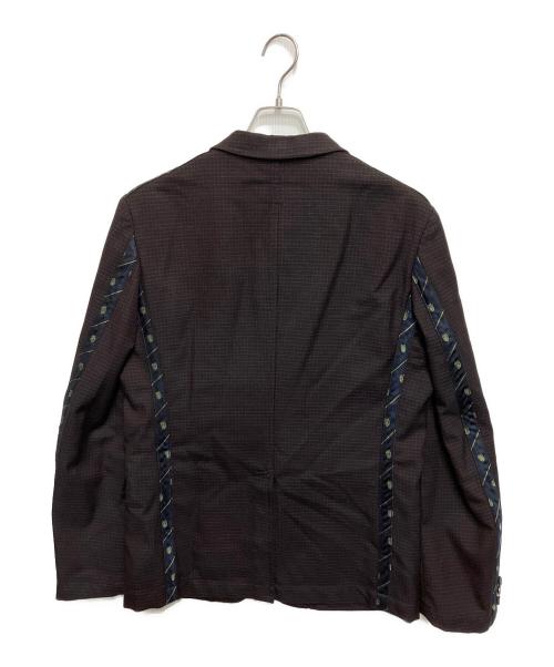 COMME des GARCONS HOMME（コムデギャルソン オム）COMME des GARCONS HOMME (コムデギャルソン オム) 06AW サイドラインテーラードジャケット ブラウン サイズ:Lの古着・服飾アイテム