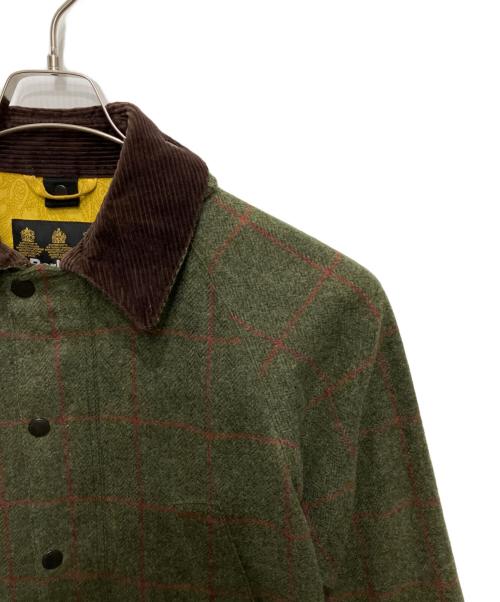 Barbour（バブアー）Barbour (バブアー) SL BEDALE WINDOWPANE WAX グリーン サイズ:34の古着・服飾アイテム